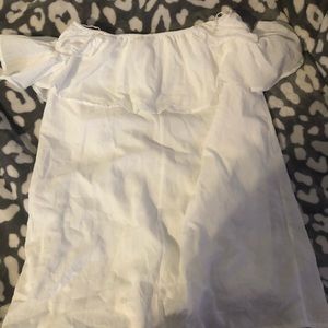 White Off-The-Shoulder Dress Size Small